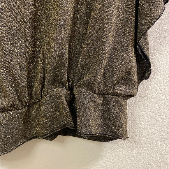 Cathy Daniels‎ Metallic Gold Blouse - Picture 5 of 6